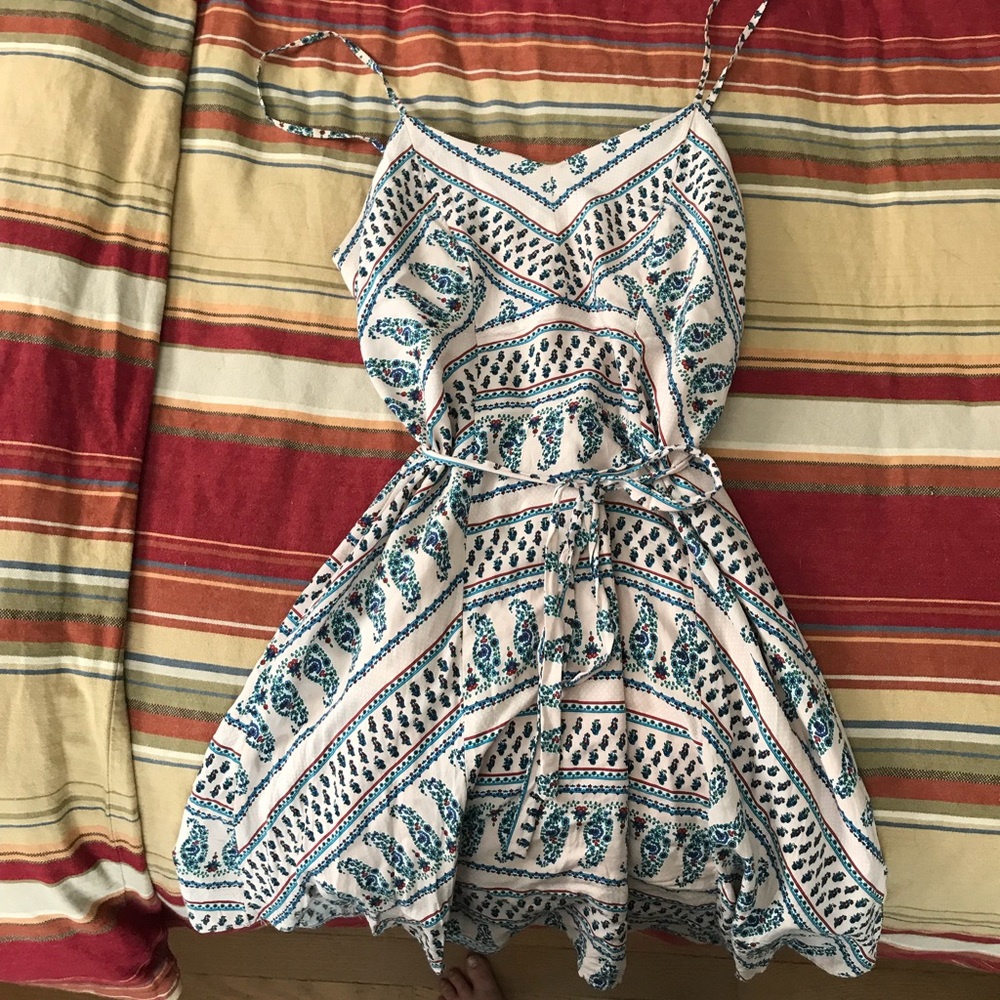 Everly Paisley mini dress